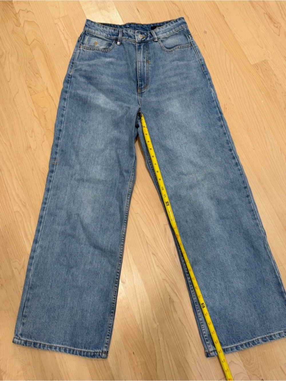 Thrills Light Blue Wide-Leg Jeans